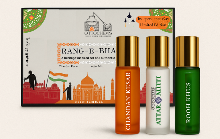 Rang-E-Bharat | Authentic Indian Attar Set | Independence Day Limited Edition Ottochem's Perfume