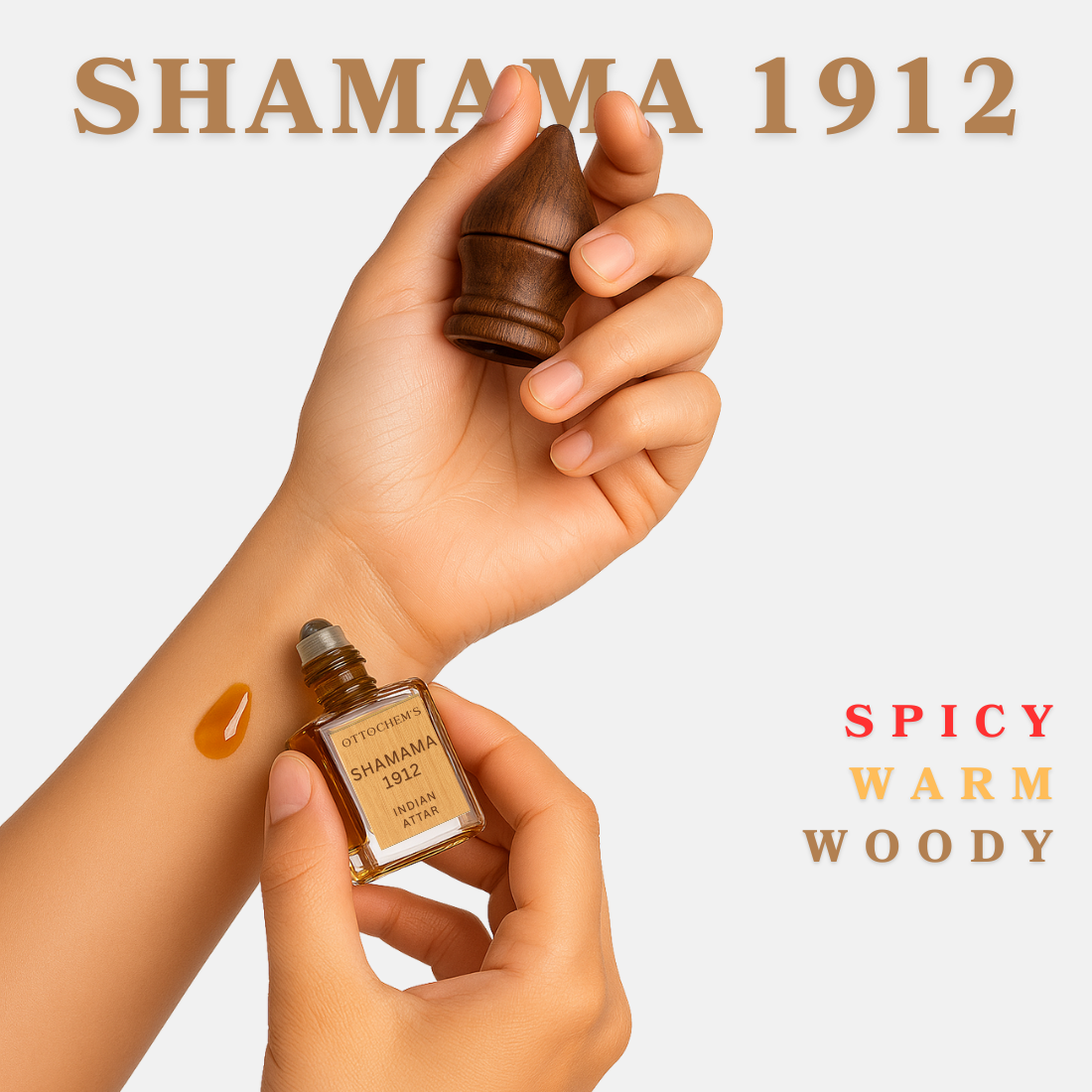 Shamama 1912 | Indian Authentic Attar | Handcrafted Kannauj Legacy Essence Ottochem's Perfume