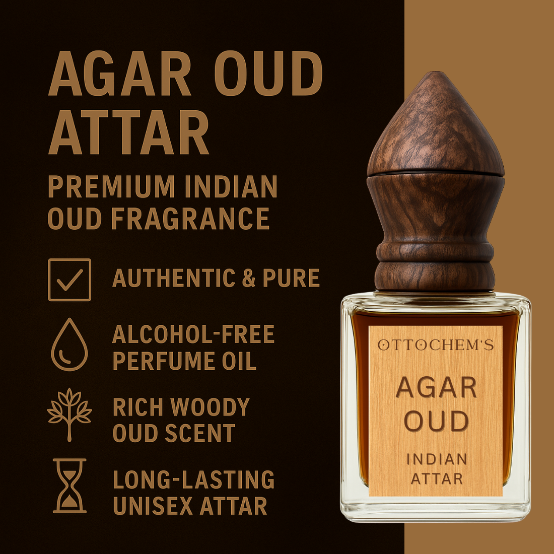 Agar Oud | Indian Authentic Attar Ottochem's Perfume