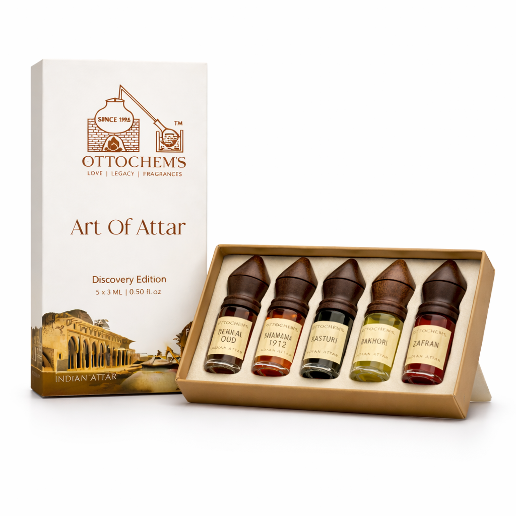 The Royal Art of Attar | Discovery Edition | Set of 5 | Crafted in Kannauj