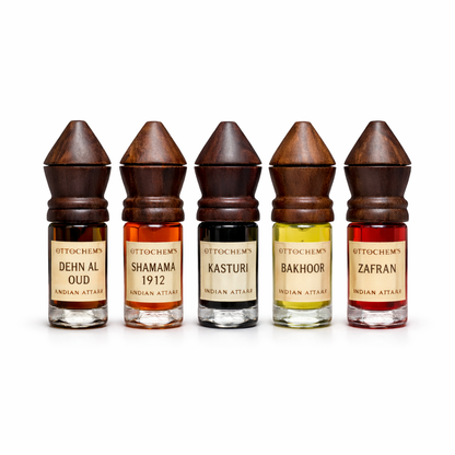 The Royal Art of Attar | Discovery Edition | Set of 5 | Crafted in Kannauj