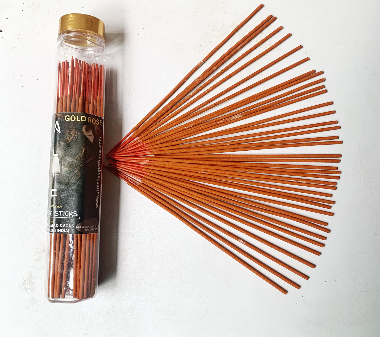 ALIF Gold Rose Premium Incense Sticks My Store