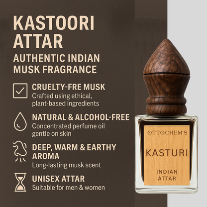 Kasturi | Musk | Indian Authentic Attar Ottochem's Perfume