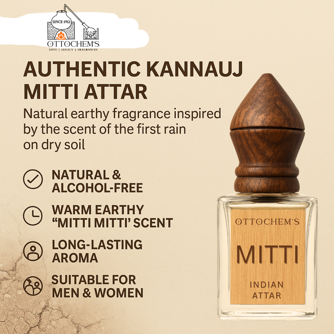 Mitti Attar | Authentic Indian Attar Ottochem's Perfume