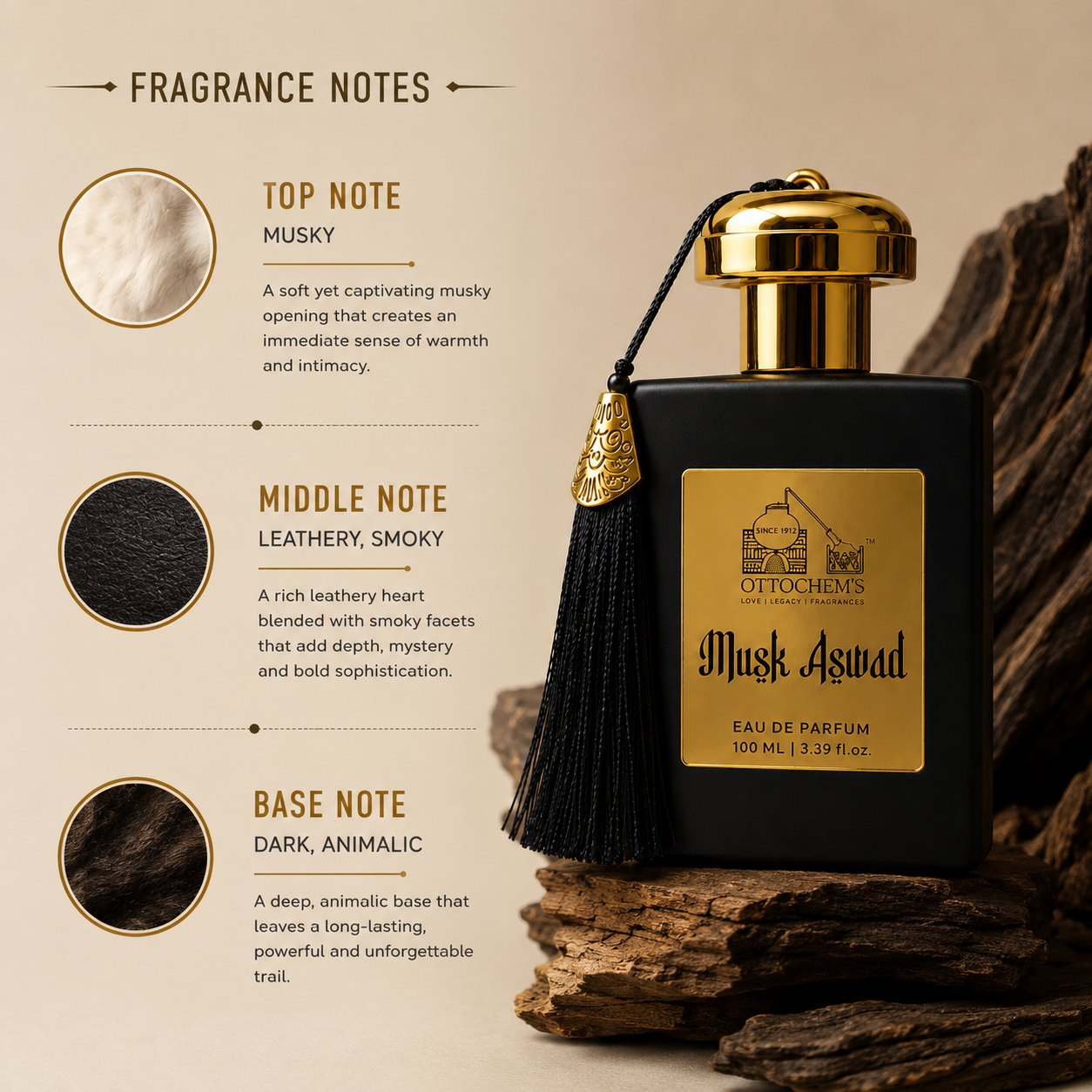 Musk Aswad Perfume – Bold & Intense Arabic Scent | Ottochem