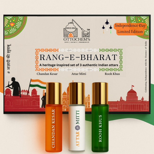 Rang-E-Bharat | Authentic Indian Attar Set | Independence Day Limited Edition Ottochem's Perfume