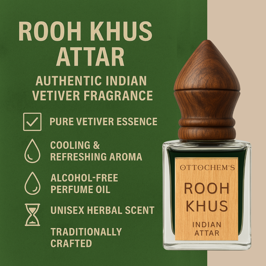 Rooh Khus | Indian Authentic Attar Ottochem's Perfume