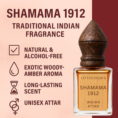 Shamama 1912 | Indian Authentic Attar | Handcrafted Kannauj Legacy Essence Ottochem's Perfume