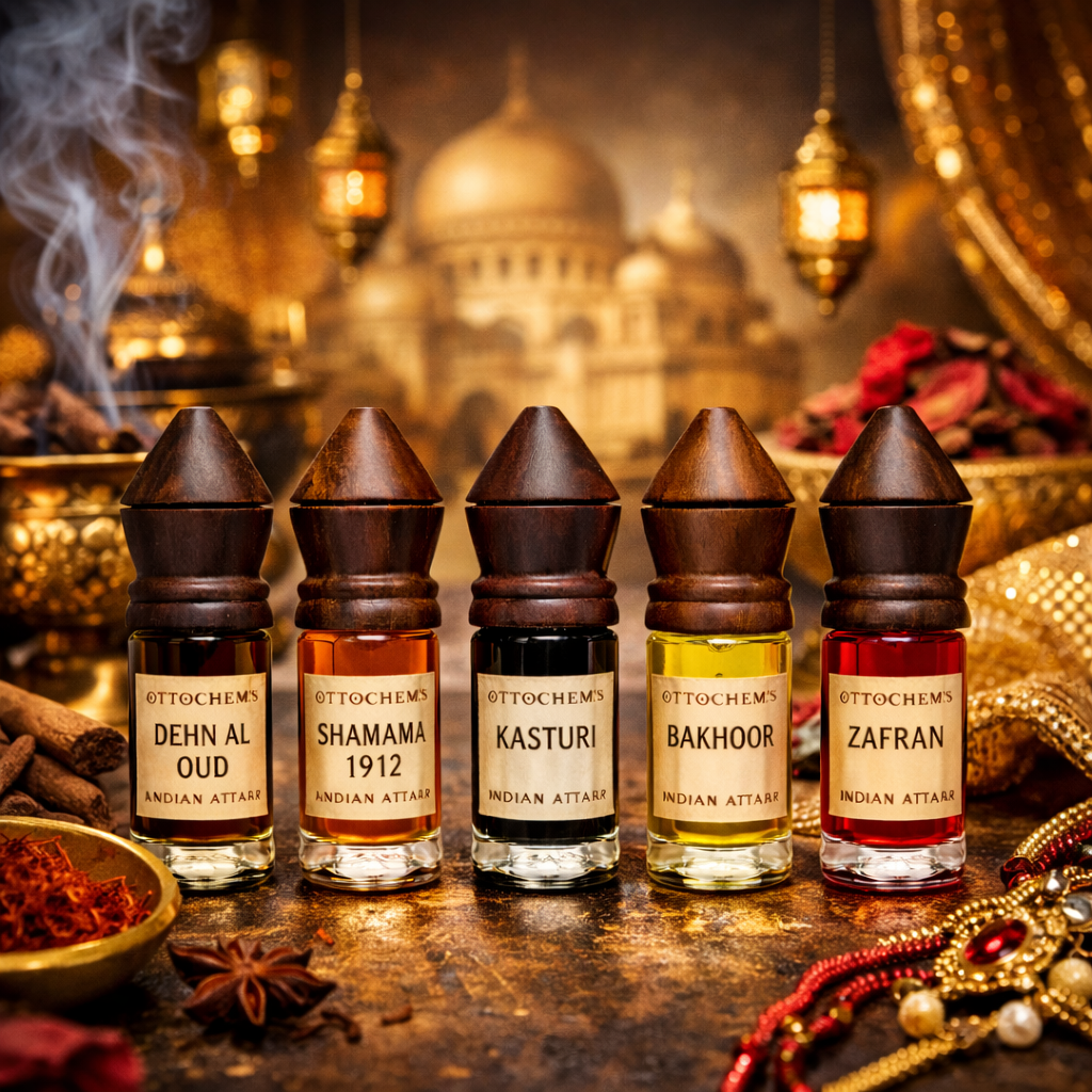 The Royal Art of Attar | Discovery Edition | Set of 5 | Crafted in Kannauj