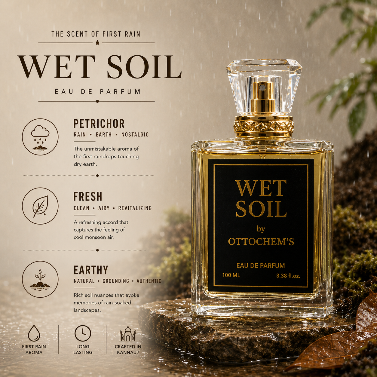 Wet Soil | Petrichor | Eau de Parfum My Store