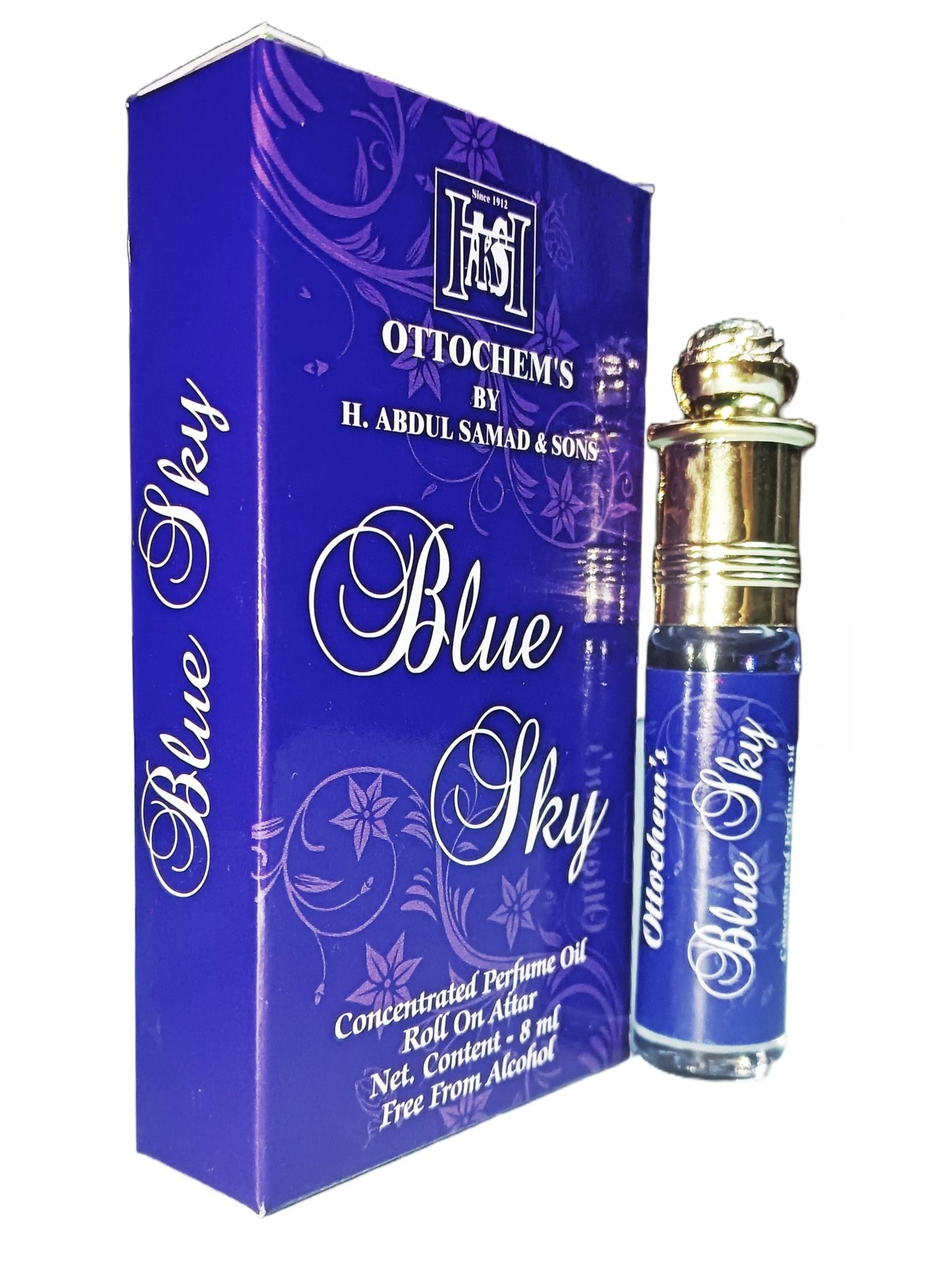 Blue Sky Attar - Exquisite Natural Fragrance - Ottochem's Perfume