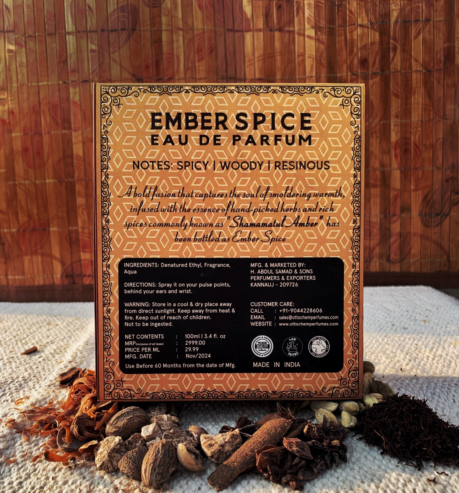 Ember Spice | Shamamatul Amber | Winter Exclusive | EdP | 100 ml - Ottochem's Perfume