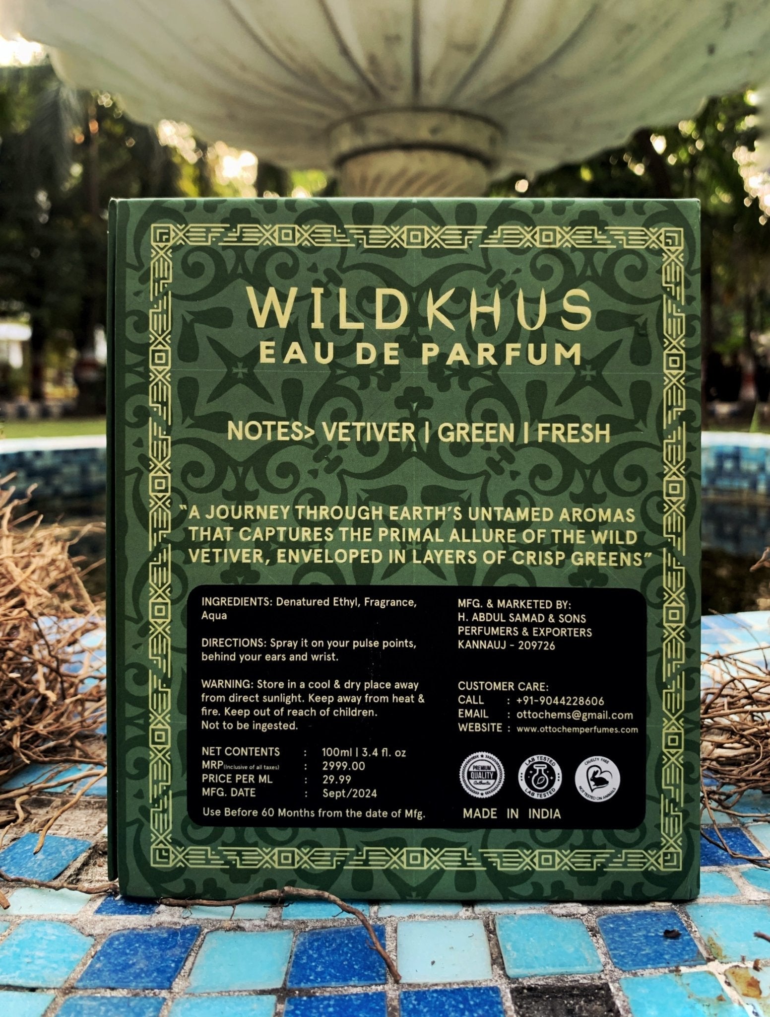 Wild Khus | Vetiver | EdP | 100 ml - Ottochem's Perfume