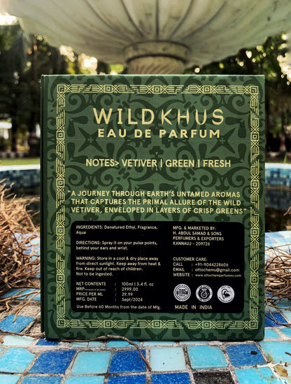 Wild Khus | Vetiver | EdP | 100 ml - Ottochem's Perfume